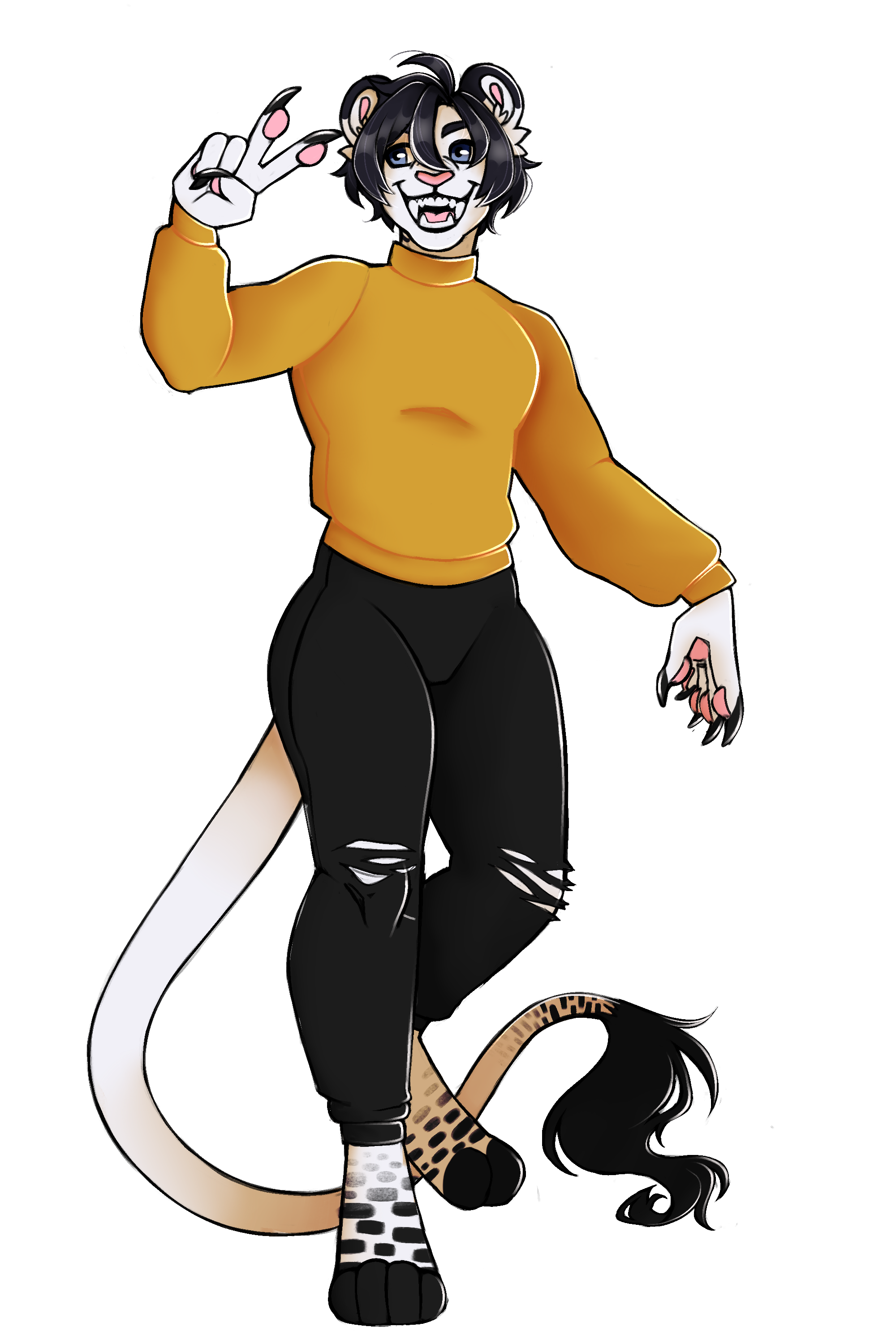 Artwork by ~thistletabby on artfight